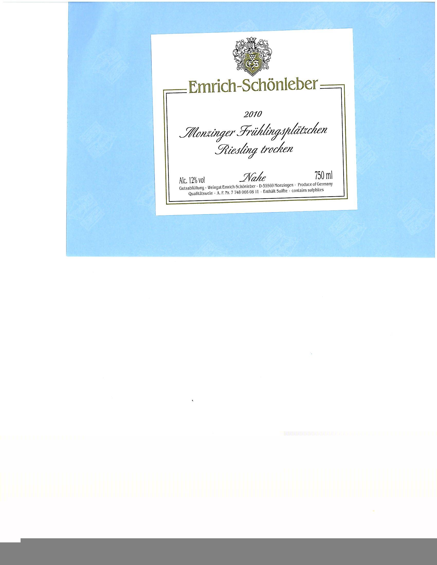 Emrich-Schonleber Monzinger Fruhlingsple