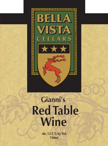 Gianni's Red Table Wine