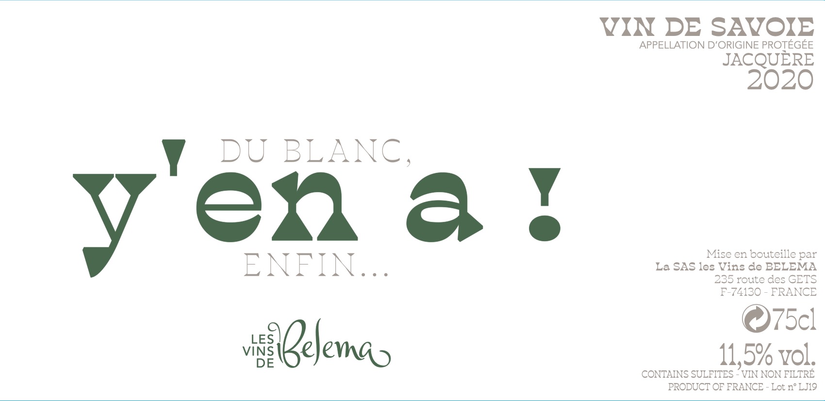 Du Blanc, Y'en A Enfin...