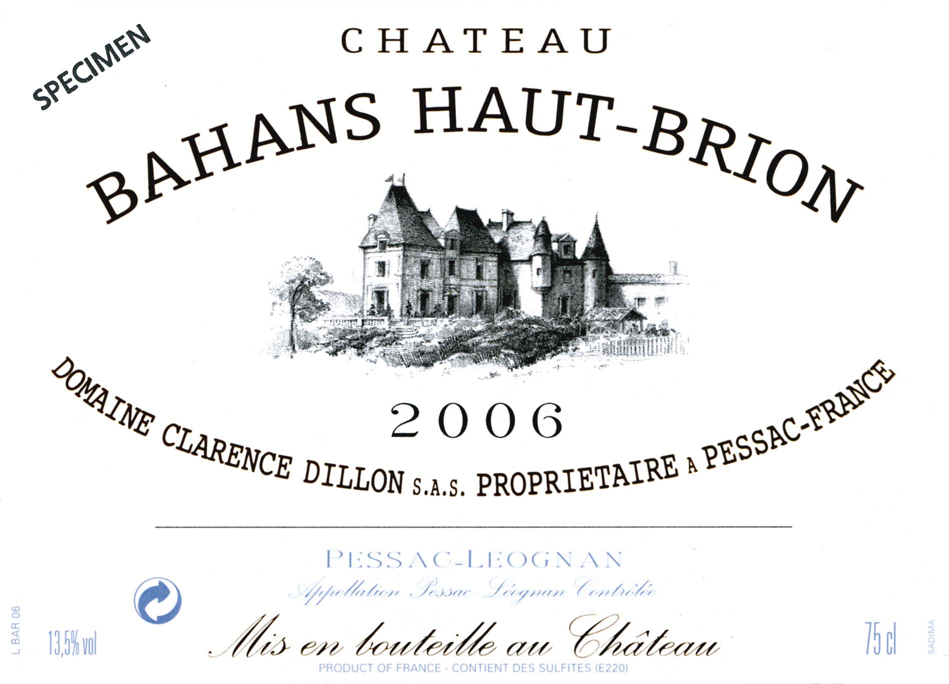 Chateau Bahans Haut - Brion