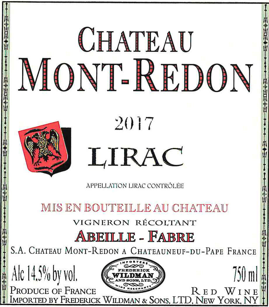Chateau Mont - Redon Lirac Rouge