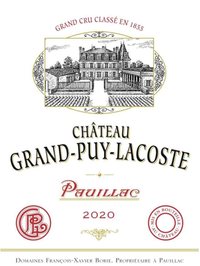 Château Grand - Puy - Lacoste Tr Padillac