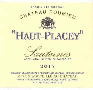 Ch Roumieu "Haut Placey"
