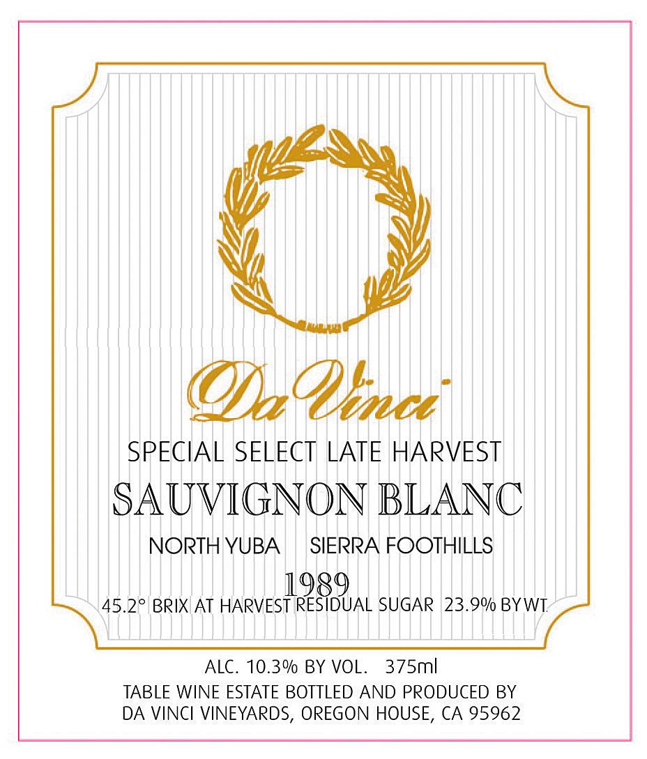 Special Select Late Harvest