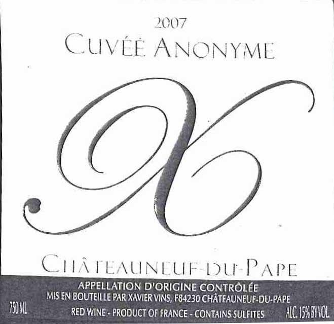 Cuvée Anonyme