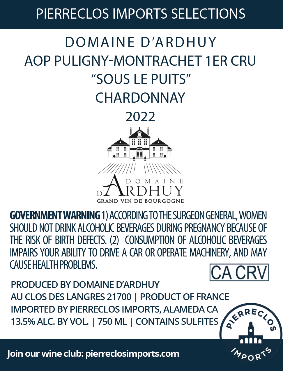 Sous Le Puits Chardonnay