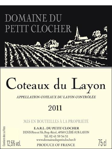 Domaine Du Petit Clocher Coteaux Du Layon