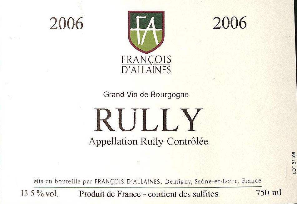 Grand Vin De Bourgogne Rully