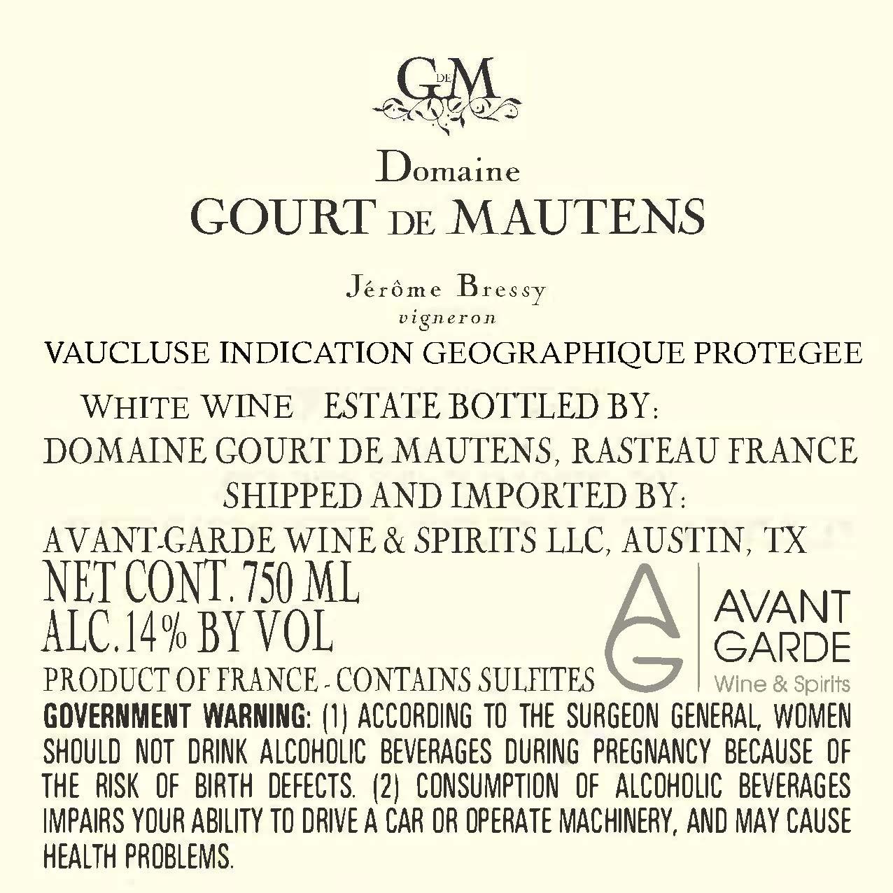 Gourt De Mautens White Wine