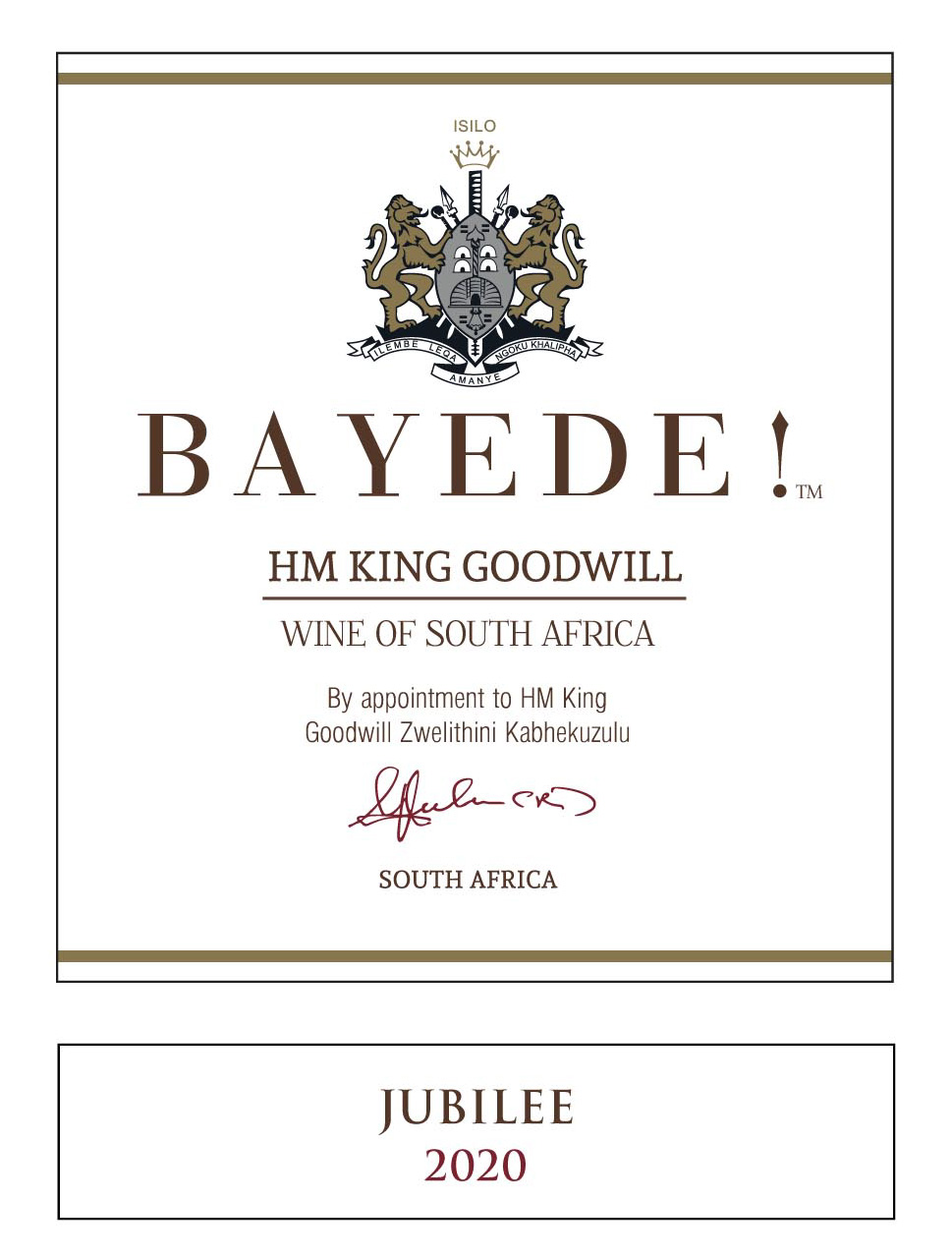 Hm King Goodwill Jubilee