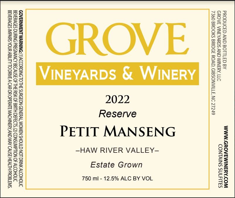 Reserve Petit Manseng