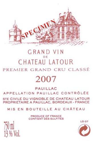 Latour Premier Grand Cru Classé