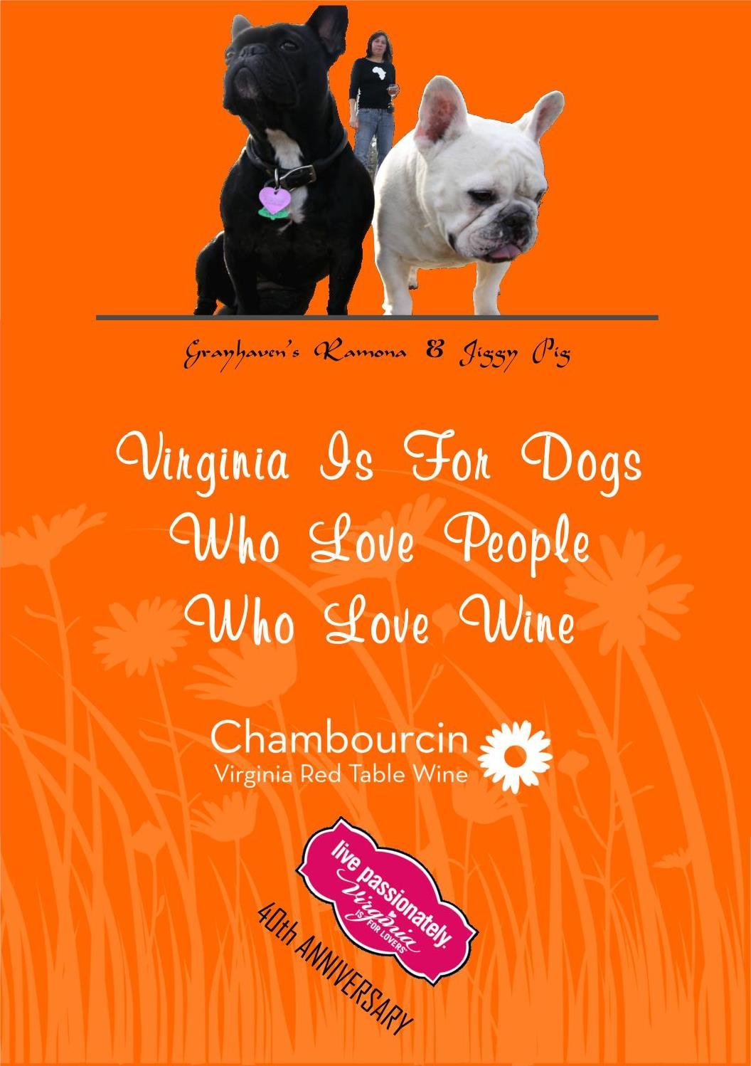 Virginia Is For Dogs Who Love People Who Love Wine