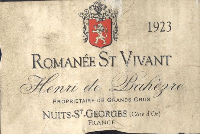 Romanée St Vivant