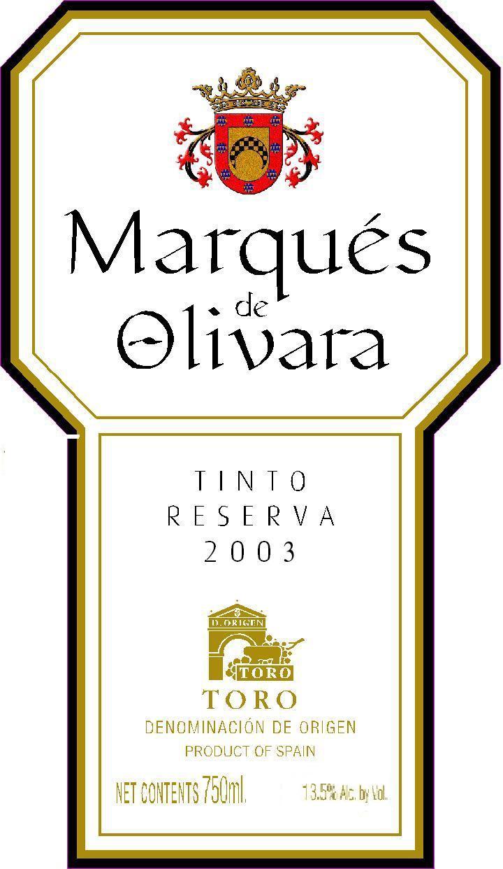 Marqués Olivara Tinto Reserva