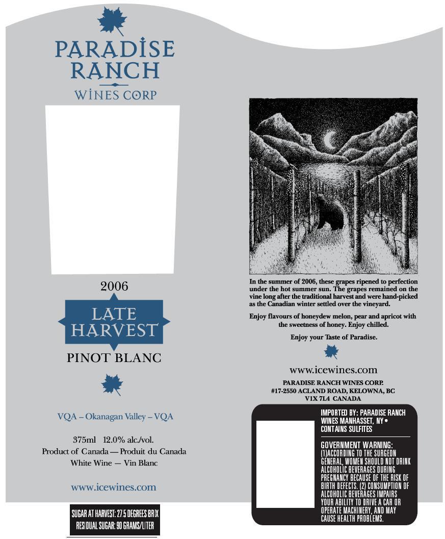 Late Harvest