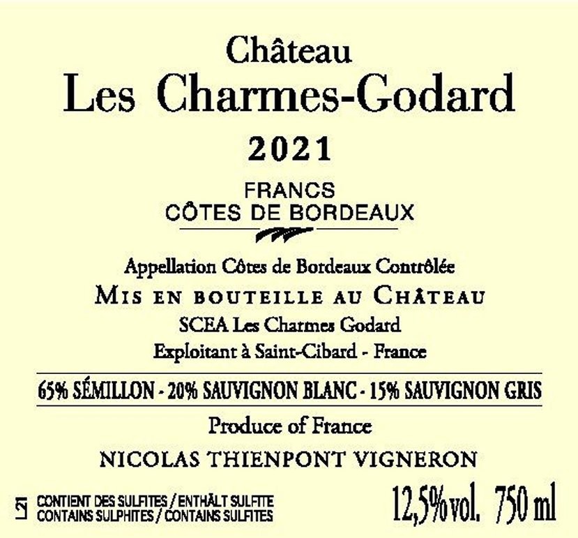 Château Les Charmes - Godard