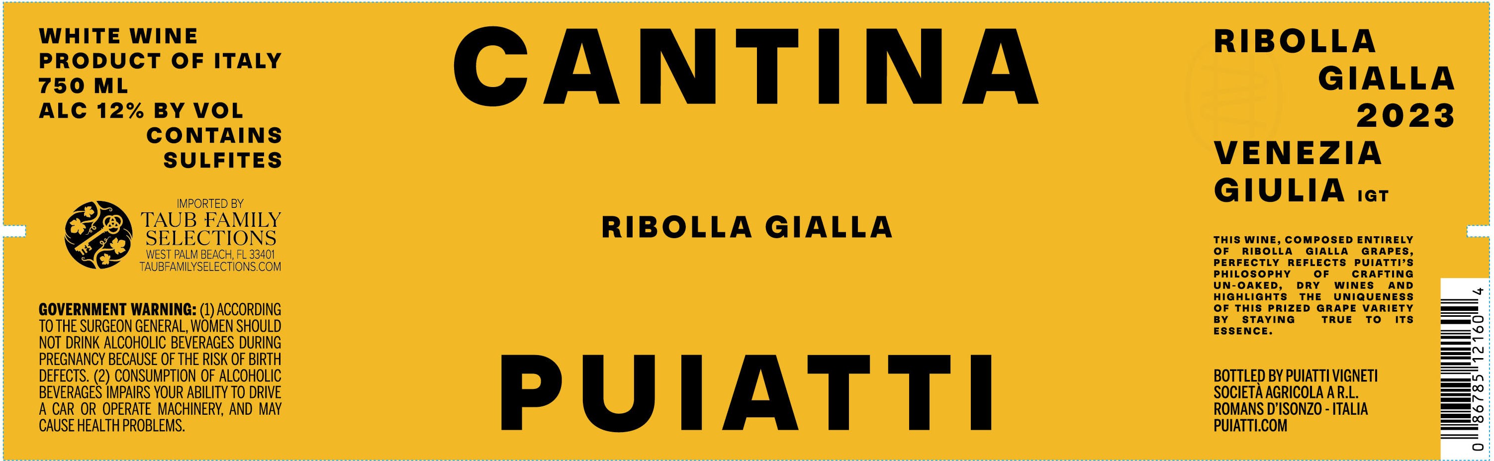 Ribolla Gialla Puiatti