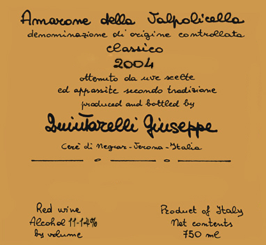 Amarone Della Jalpolicella