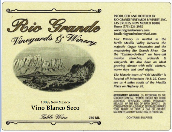 Vino Blanco Seco