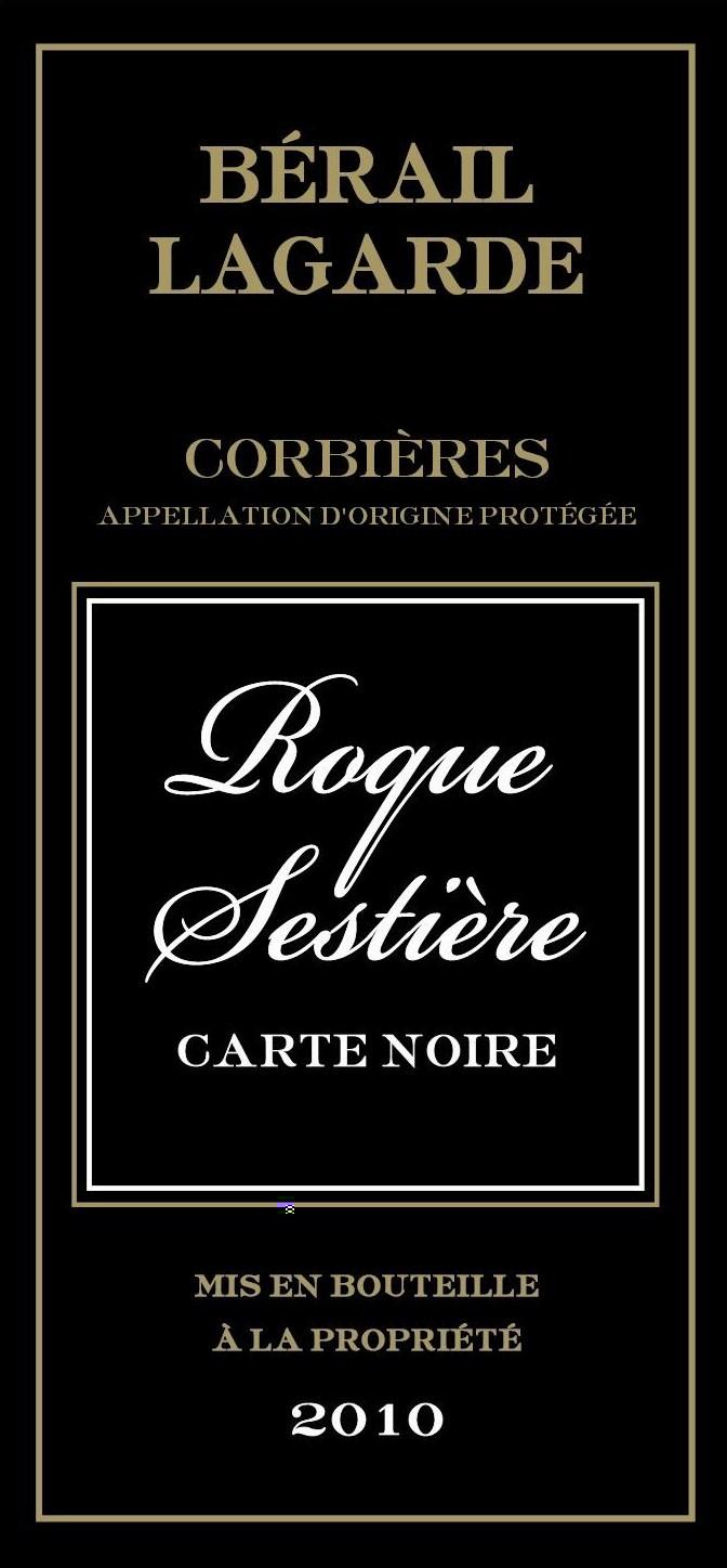 Roque Sestière Carte Noire