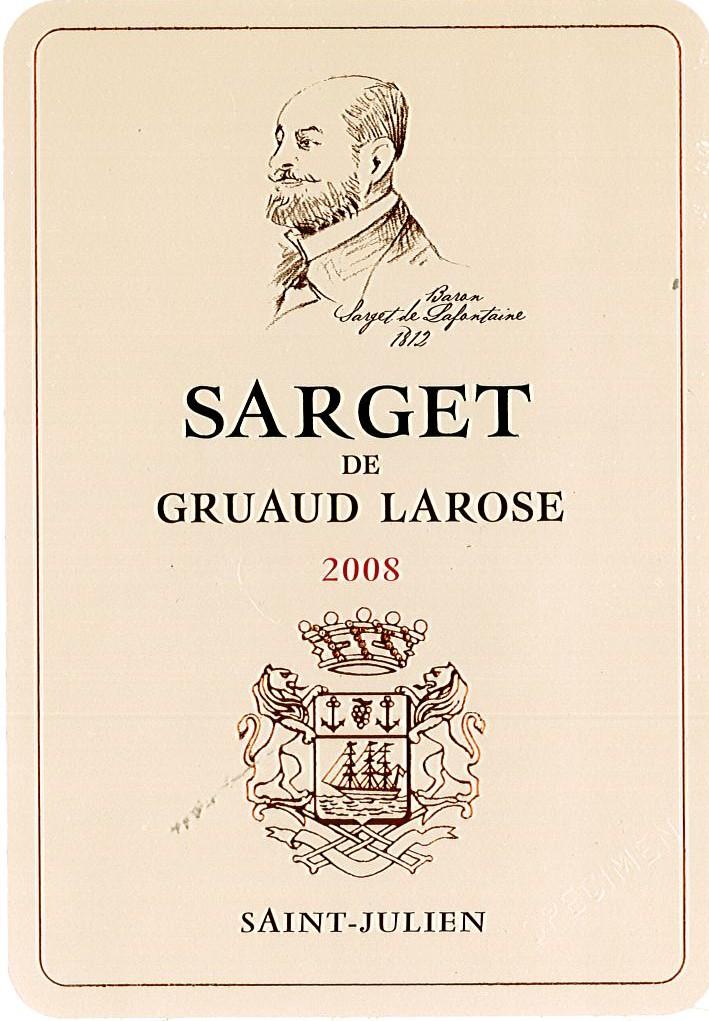 Sarget Du Chateau Gruaud Larose
