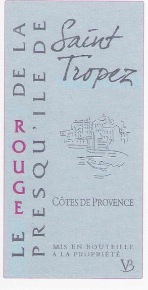 Le Rouge de la Presqu'île de Saint Tropez