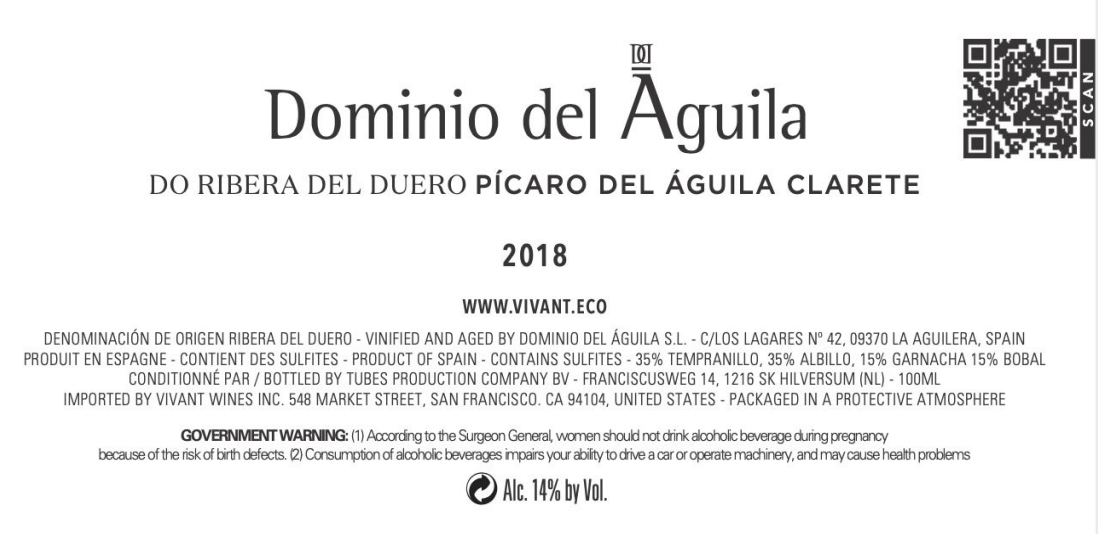 Pícaro Del Águila Clarete