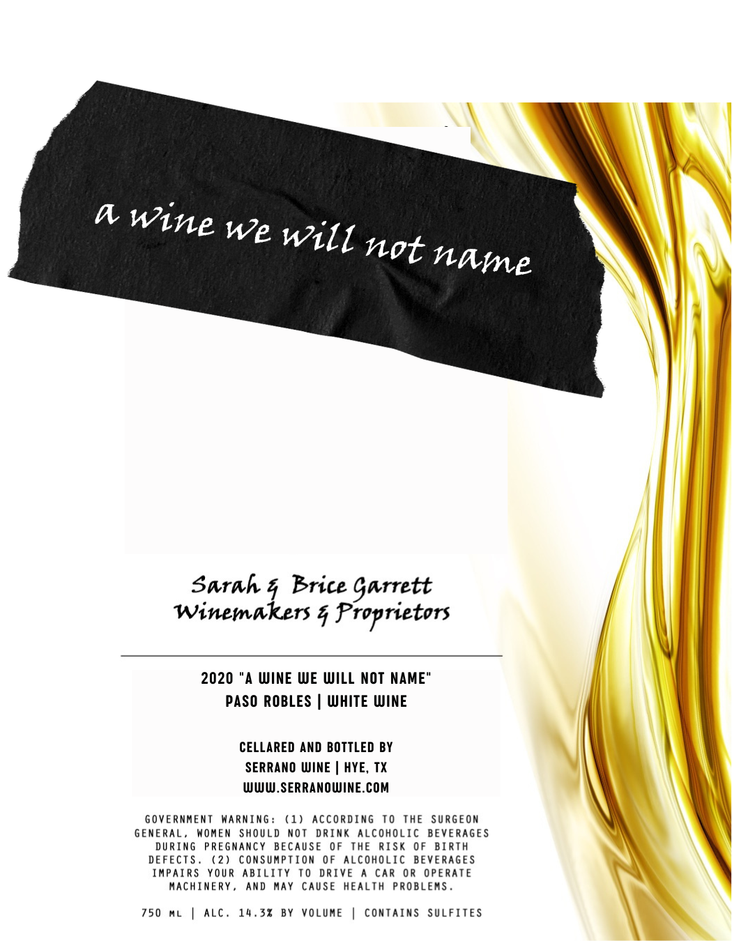 A Wine We Will Not Name