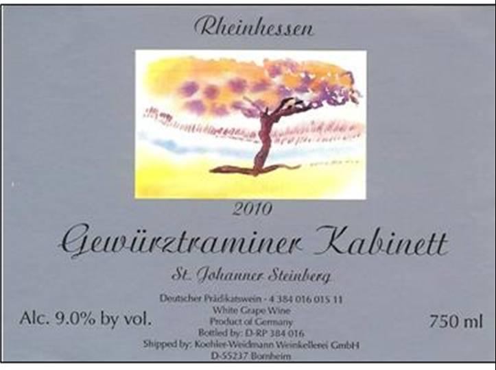Gewürztraminer Kabinett