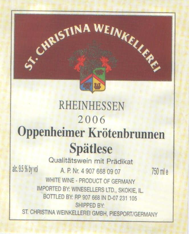 Spätlese Qualitätswein Mit Prädikat