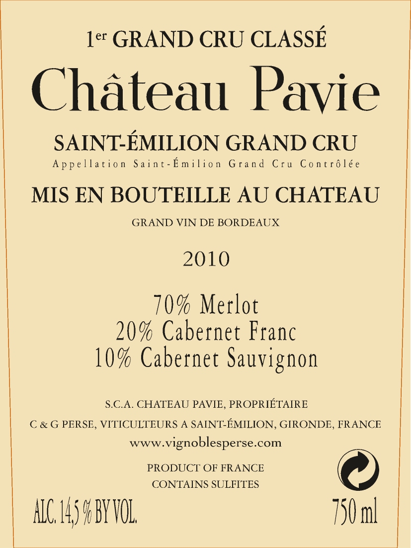 1er Grand Cru Classe