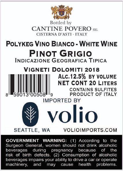 Polykeg Vino Bianco