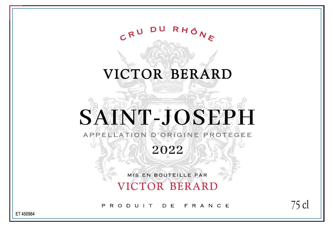 Cru Du Rhône Victor Berard Saint - Joseph