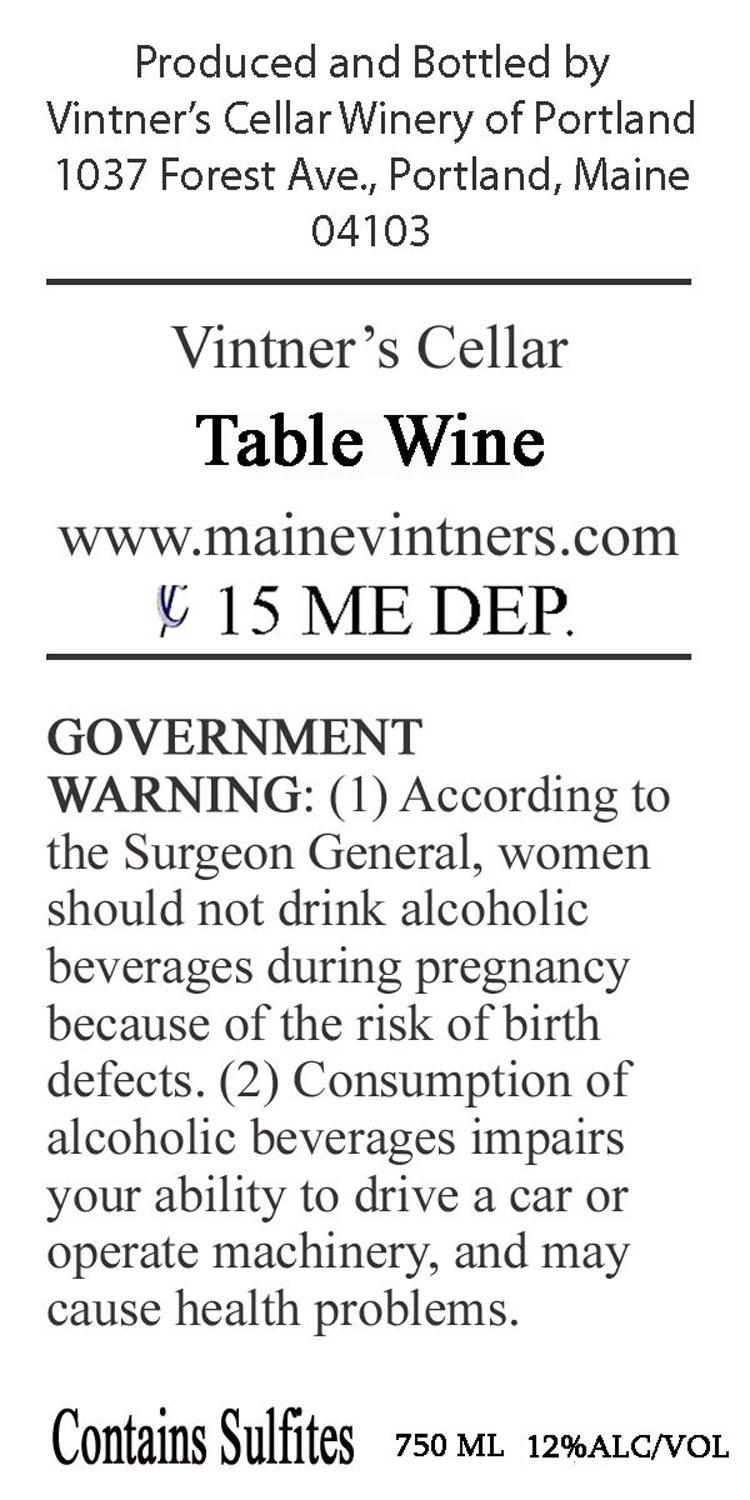 Table Wine