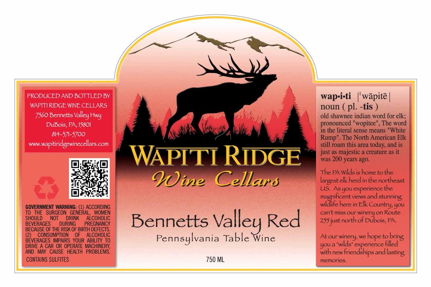Bennetts Valley Red