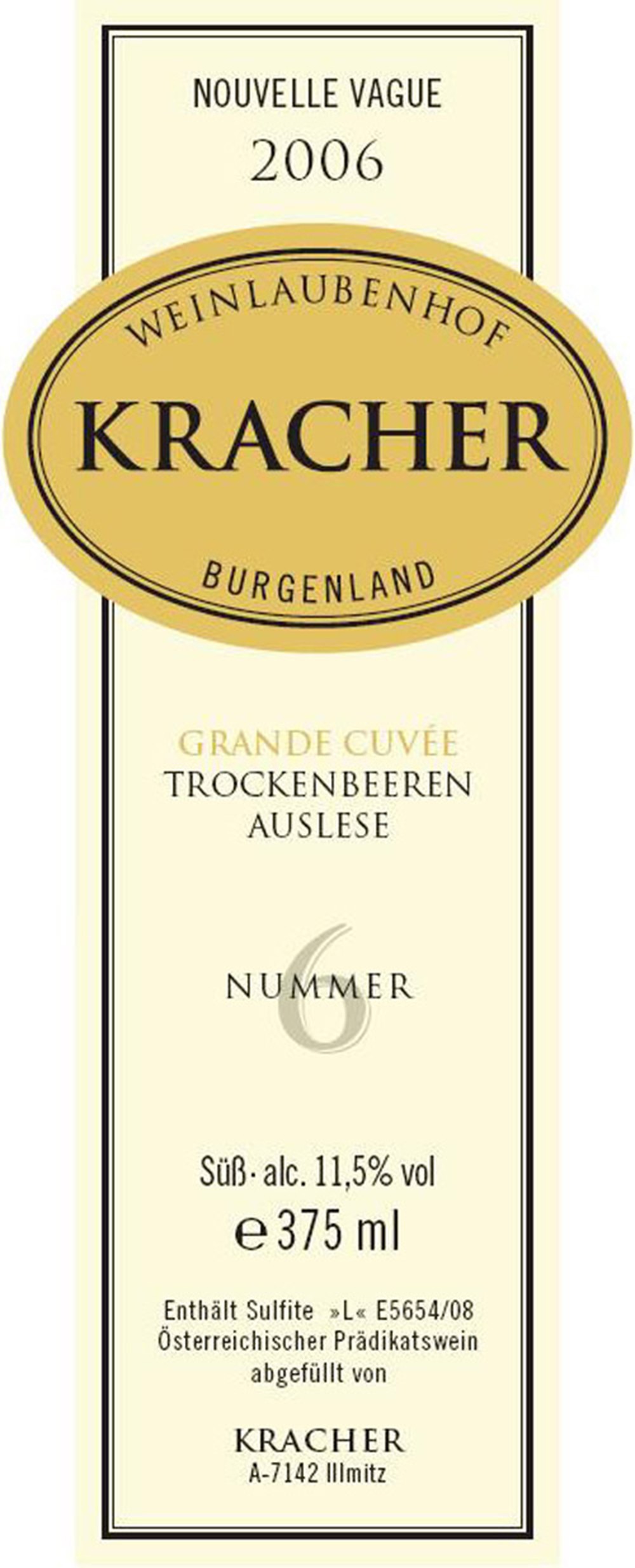Nouvelle Vague Grande Cuvee Trockenbeerenauslese No 6