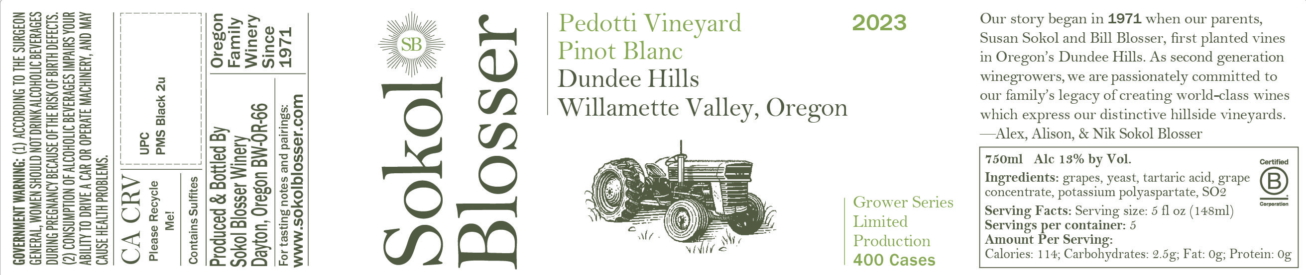 Pedotti Vineyard Pinot Blanc