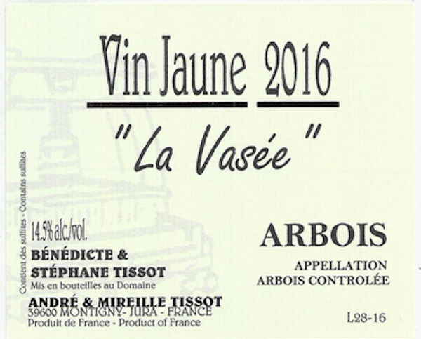 Vin Jaune Les Vasee