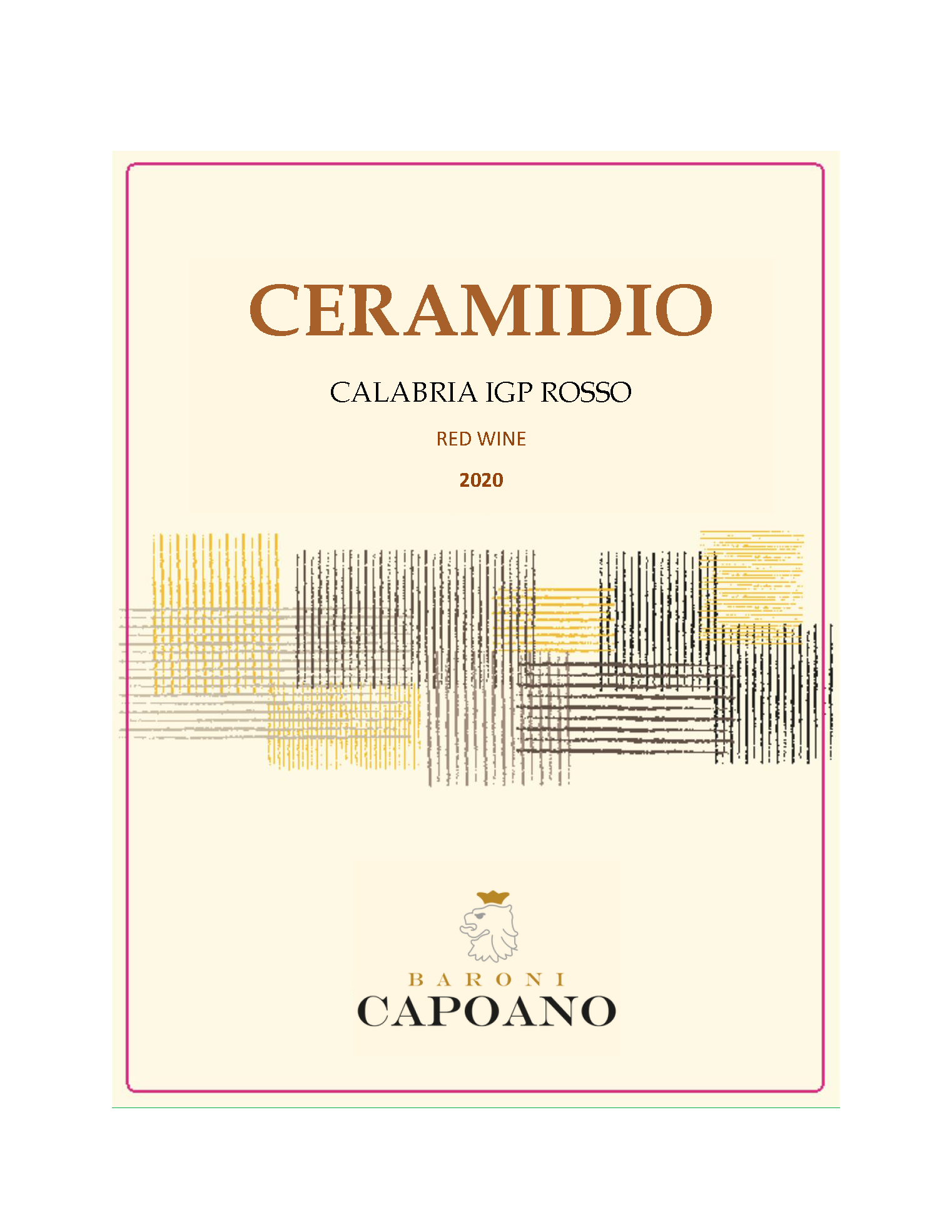 Ceramidio Calabria Igp Rosso Red Wine