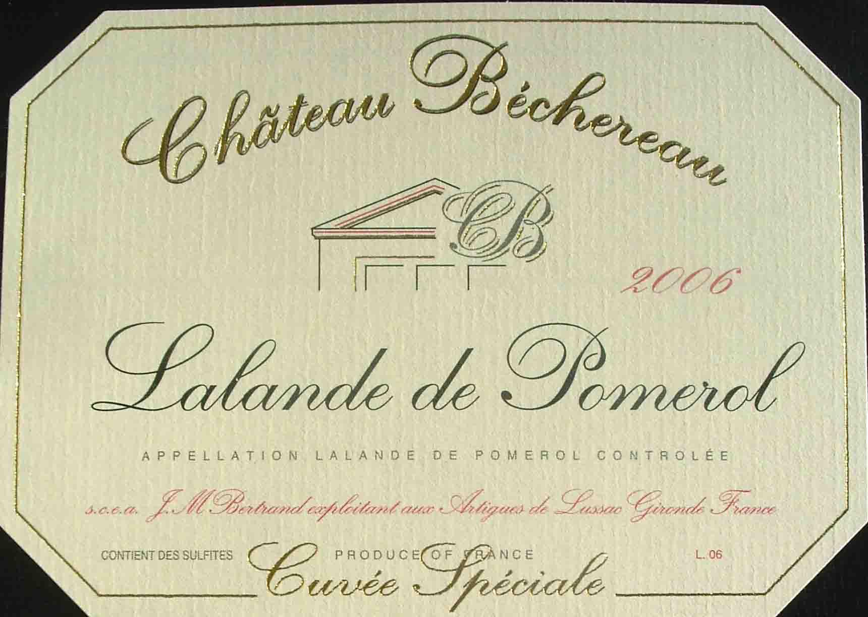 Lalande De Pomerol Red Wine