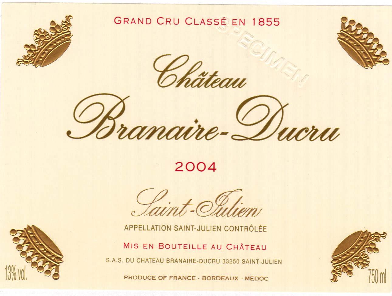 Chateau Branaire Ducru