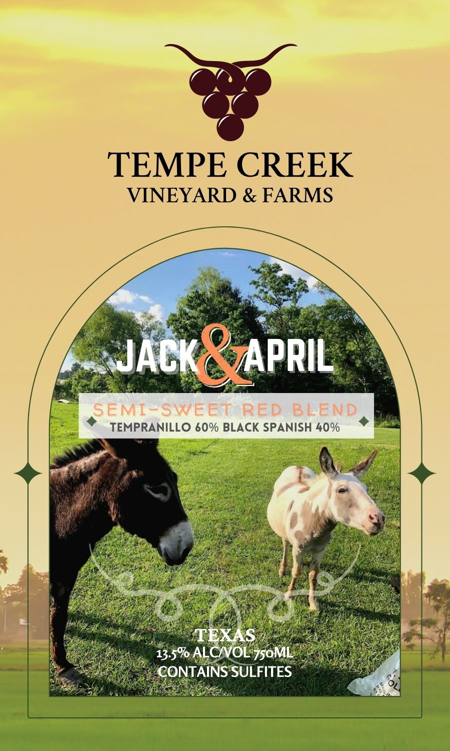 Jack & April Semi-Sweet Red Blend