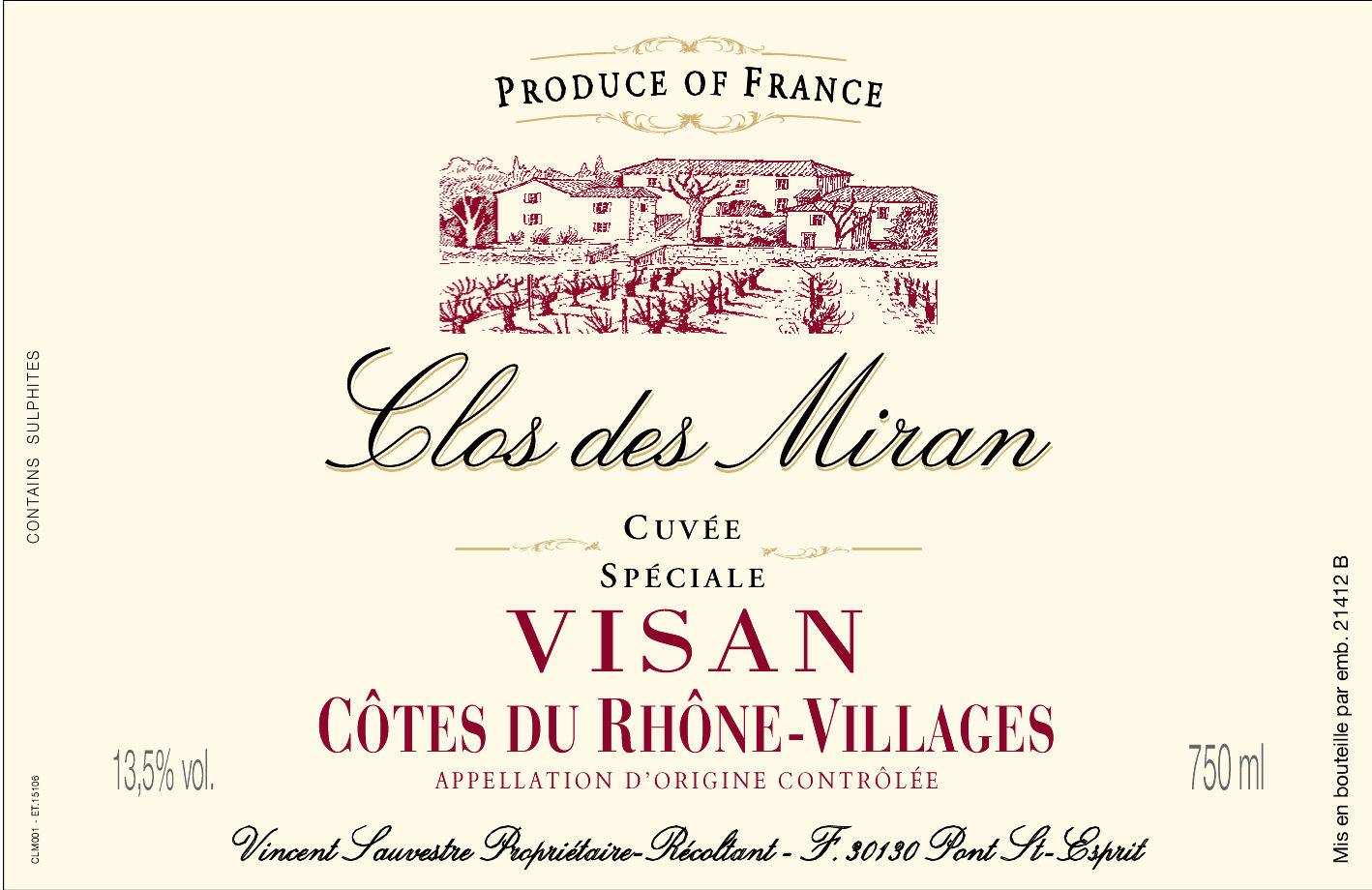 Clos Des Miran Visan