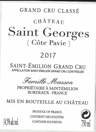 Saint Georges (Côte Pavie)