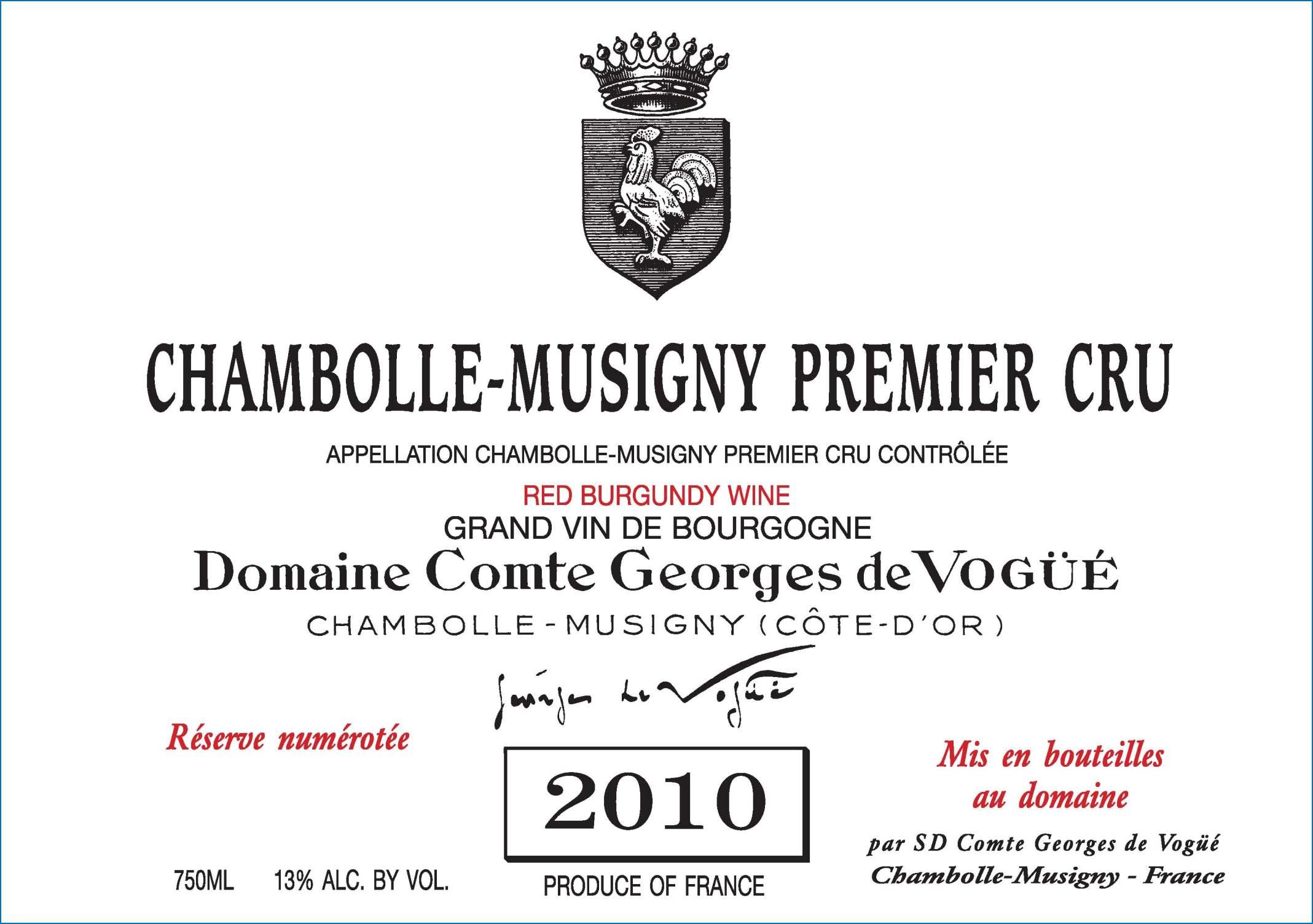 Chambolle Musigny Premier Cru