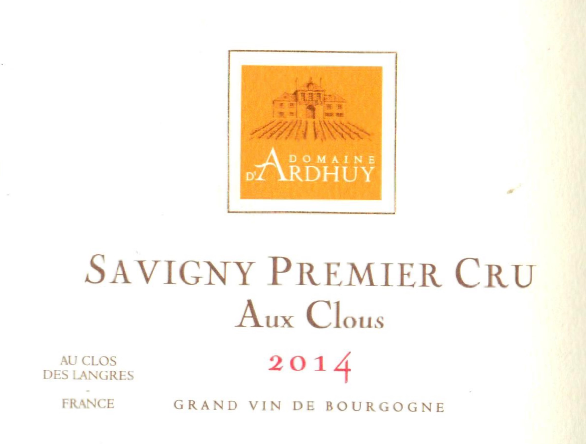 Savigny Premier Cru Aux Clous