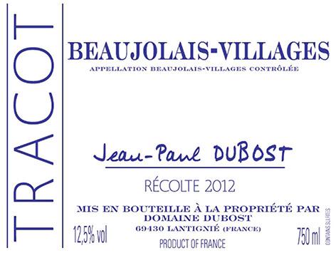 Prieuré Du Tracot Dry White Wine