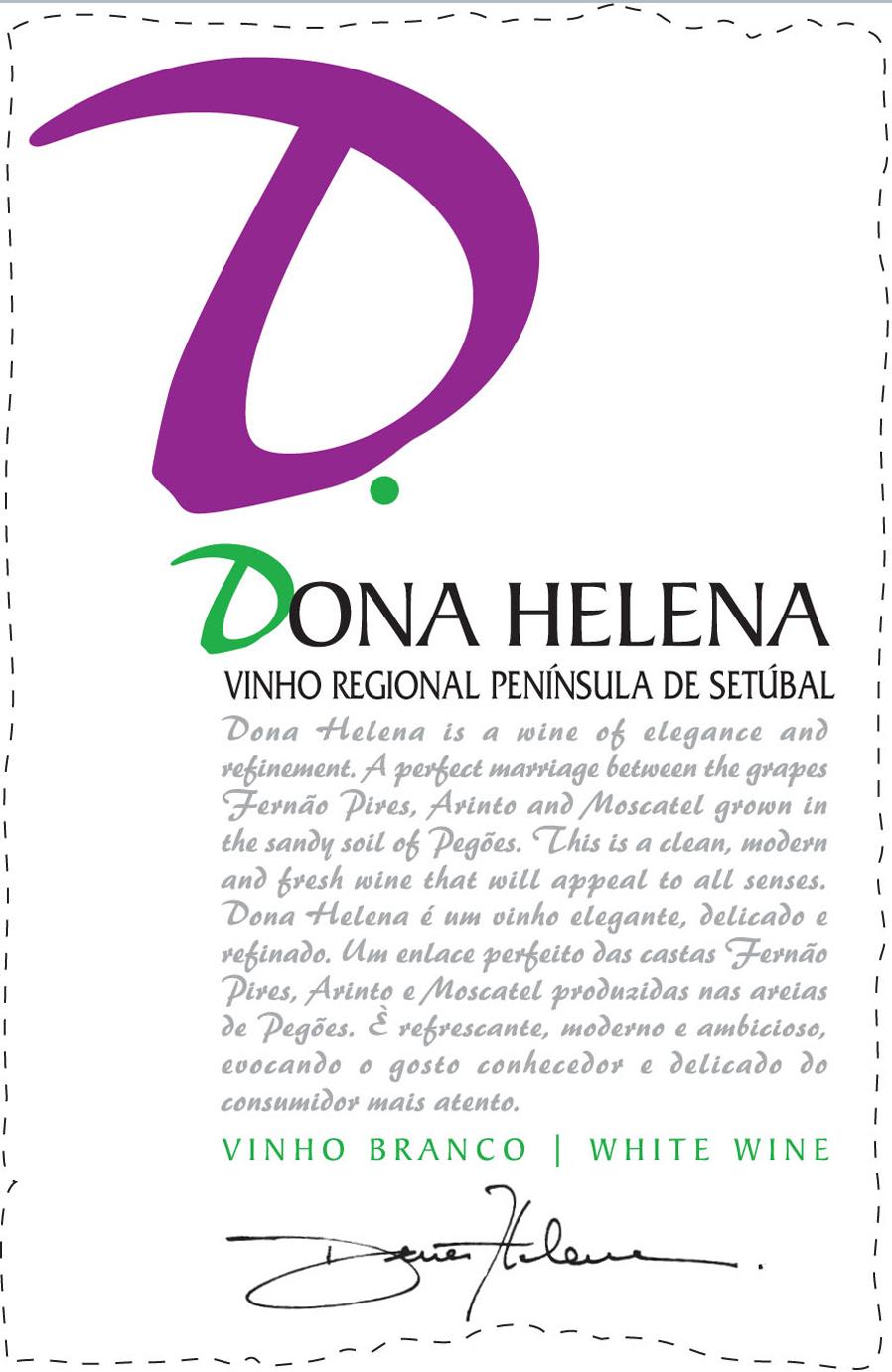 Dona Helena Vinho Regional Península De Setúbal White Wine Colheita