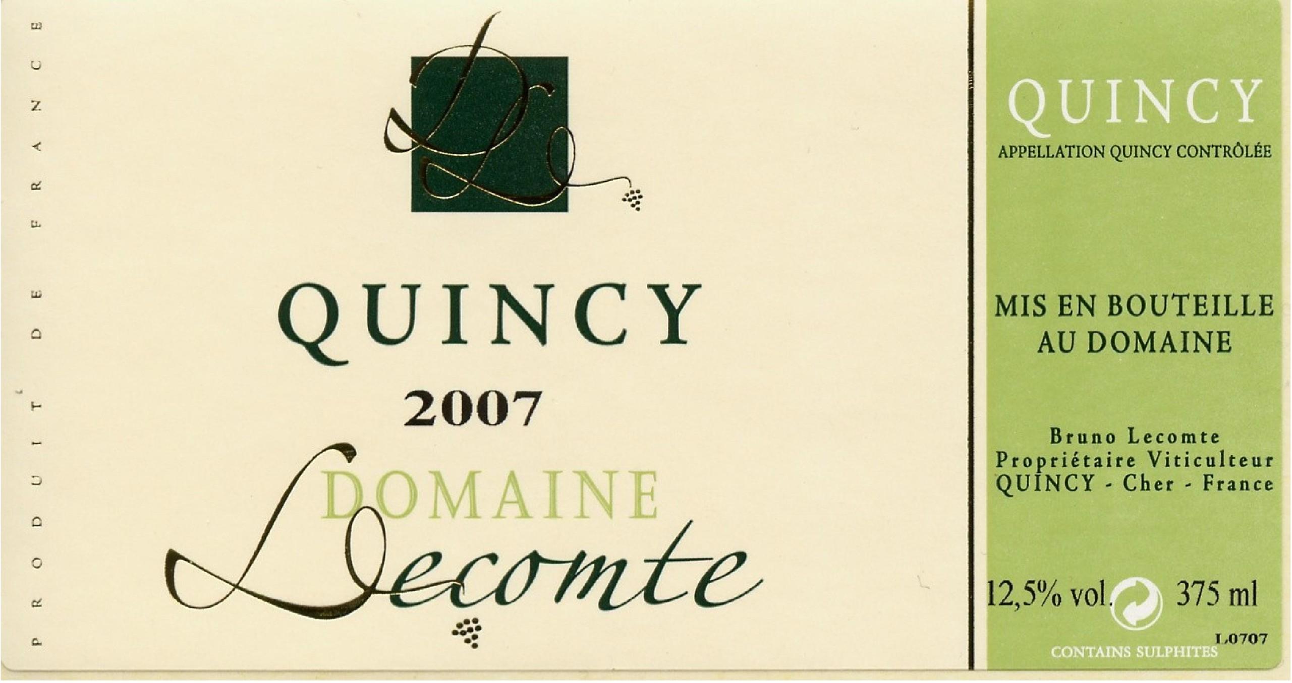 Domaine Lecomte Quincy